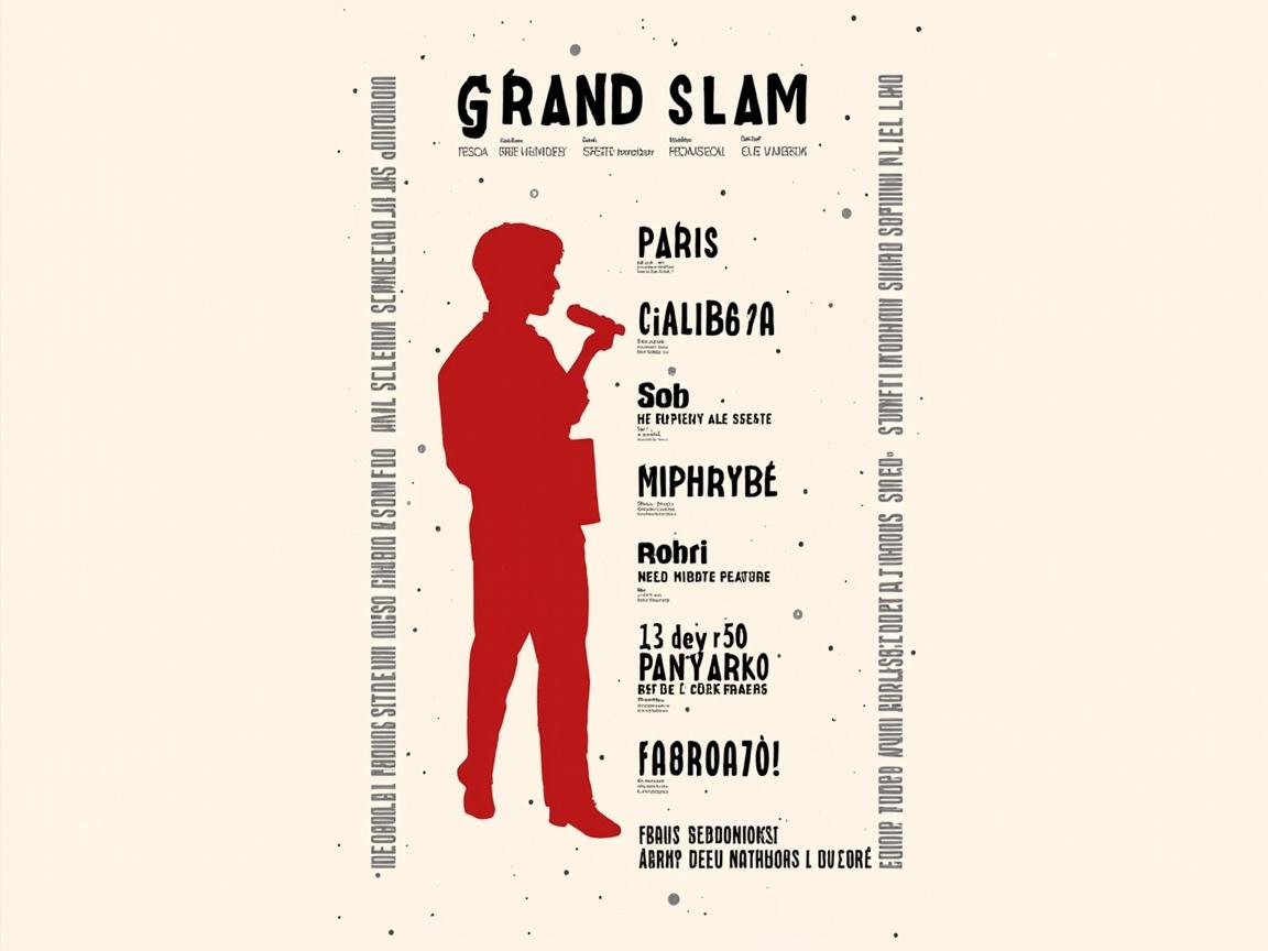 Grand Slam de Paris — affiche événementielle